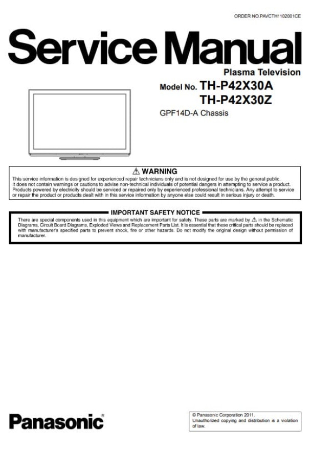 GPF14D-A_TH-P42X30A ,TH-P42X30Z